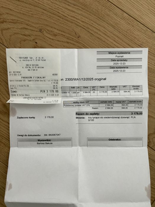 Garmin Forerunner 970 Gwarancja Okazja Jak Nowy