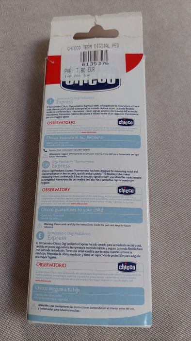 Termómetro da chicco