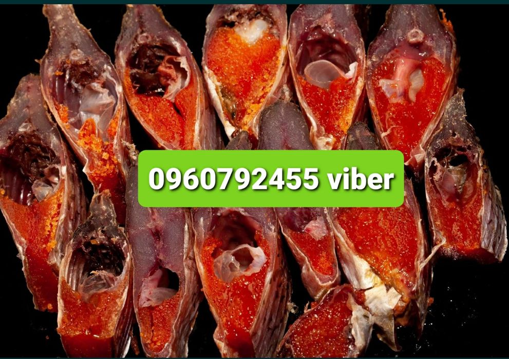 Плотва крупна з ікрою. Сушена Тарань Лящь Окунь