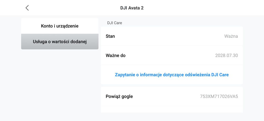 DJI Avata 2 Fly More Combo + RC3 + DJI Care do 2028r. Łódź // Gwarancja