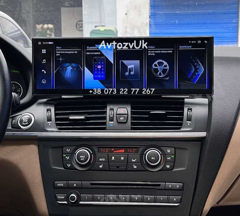 Дисплей BMW X3 F25 X4 F26 GPS USB Х3 NBT EVO Магнітола CarPlay Android
