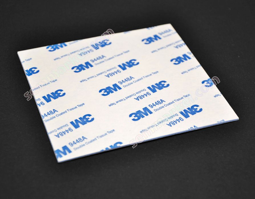 Термопрокладка 3K400 клейкая 1.0-1.5мм 4W синяя клеящаяся липкая