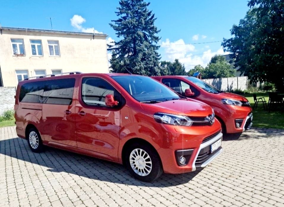 Wynajem BUS 9 osobowy wypożyczalnia bus samochodów, klimatyzacja, DVD,