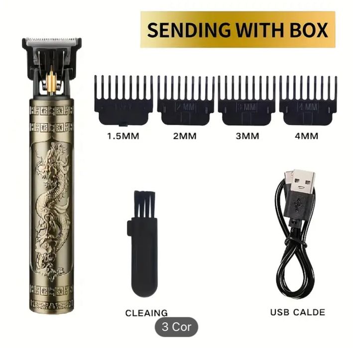 Maquina de barbear profissional carregavel