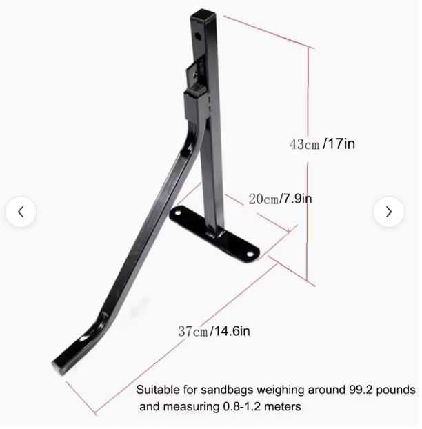 Saco de Box 60cm + suporte de parede NOVO