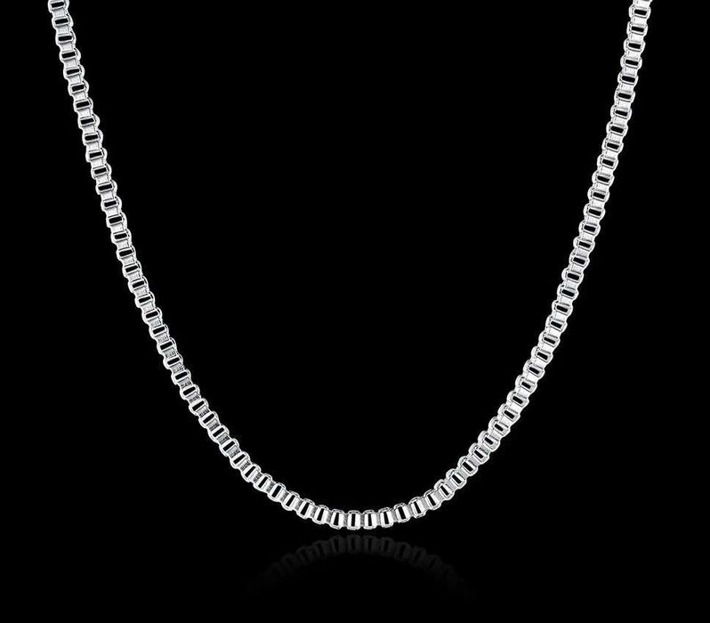 Łańcuszek Srebrny Kostka55cmx2mm Gratisy ! Promocje !:)