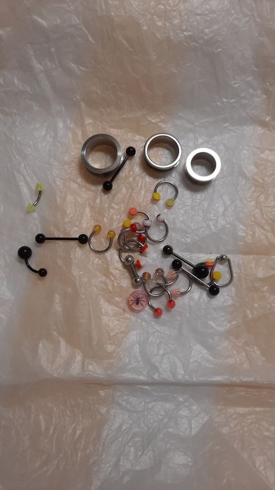 Piercings colecção ou unidades