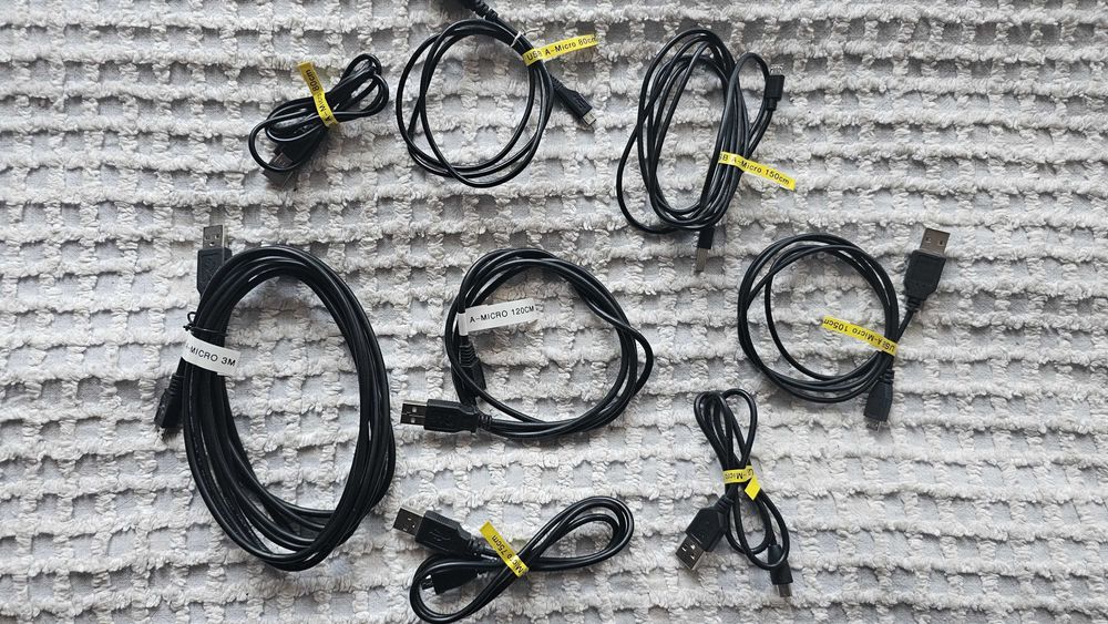 Micro USB - USB-A kabel 80cm czarny Samsung