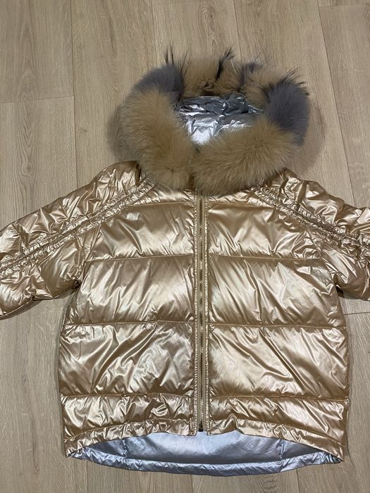 Kurtka dwustronna zlota/srebrna-NIE UZYWANA, OKAZJA!