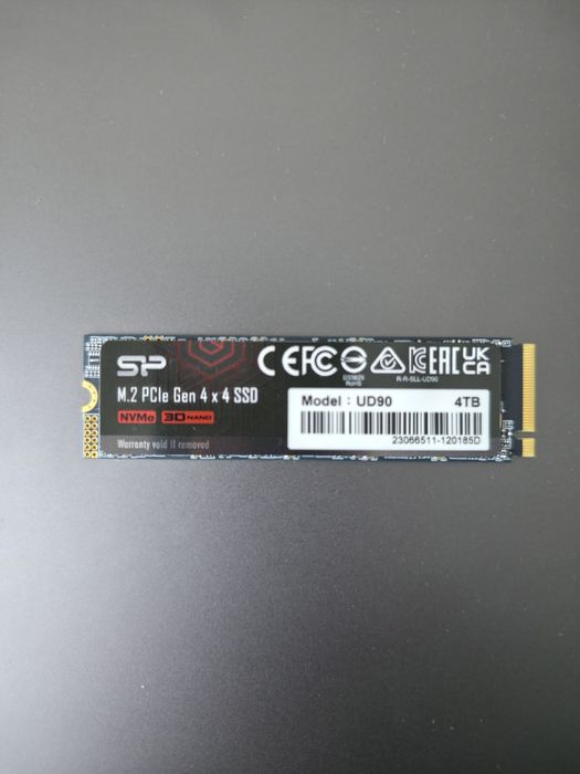 Ssd m2 2280 PCIe4 silicon power UD90 4Tb