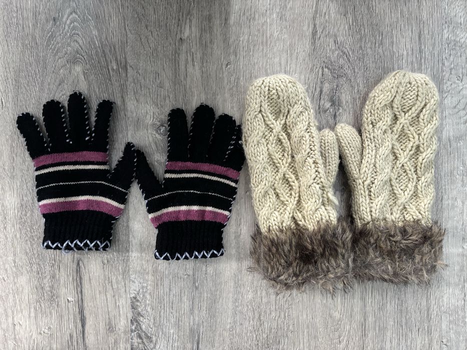 Rękawiczki damskie zestaw