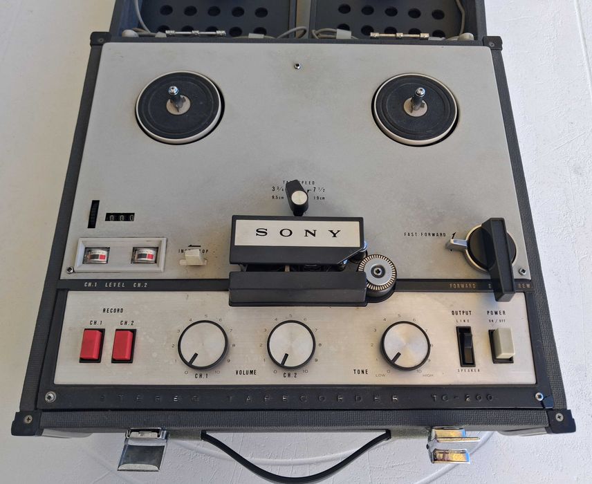 Gravador e Leitor de Bobines Sony