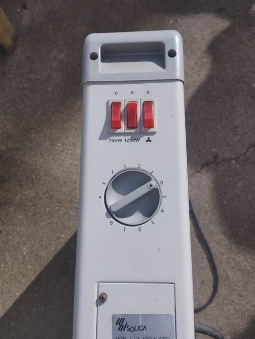 Ventilador e aquecedor elétrico