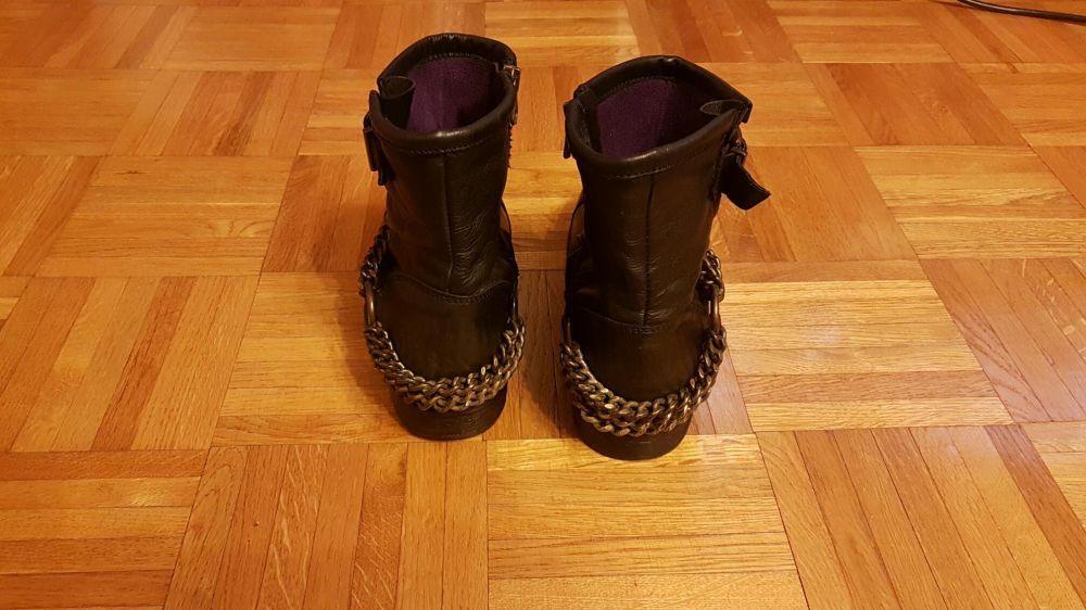 Buty BRONX nr 36 czarne skóra orginalne
