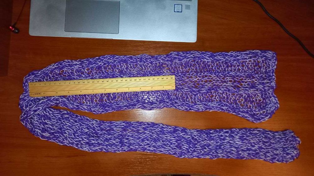 Набор Вязанные митенки ручной работы и шарфик