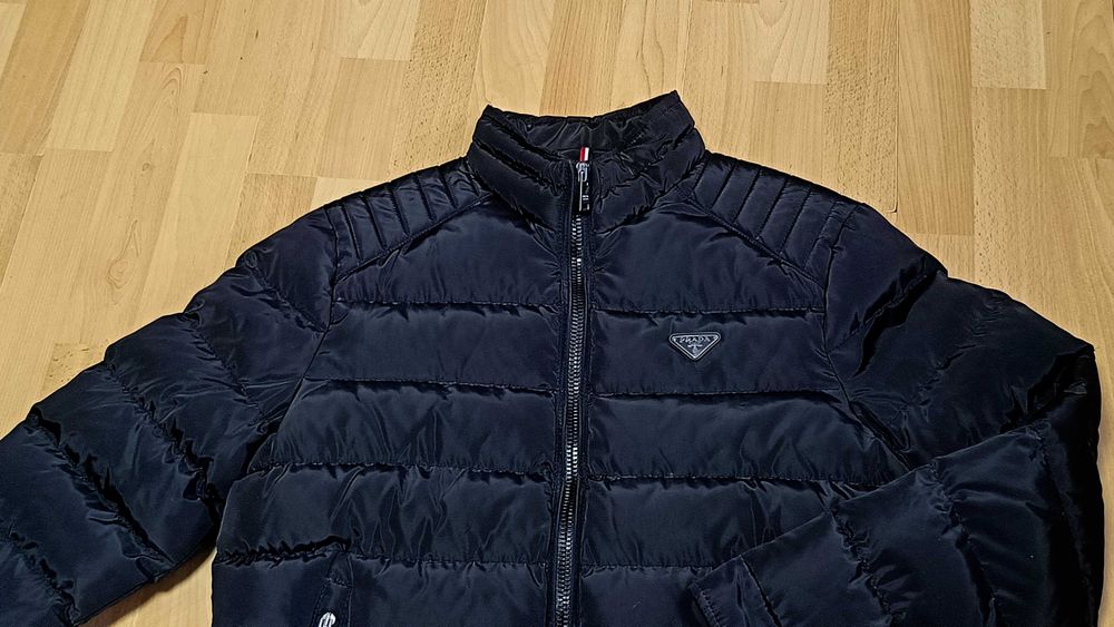 Męska zimowa bomberka PRADA r,M stan idealny