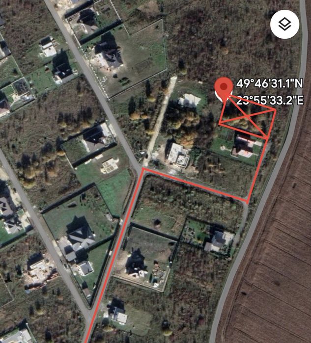 Ділянка під житлову забудову в передмісті Львова,с.Басівка-Годовиця