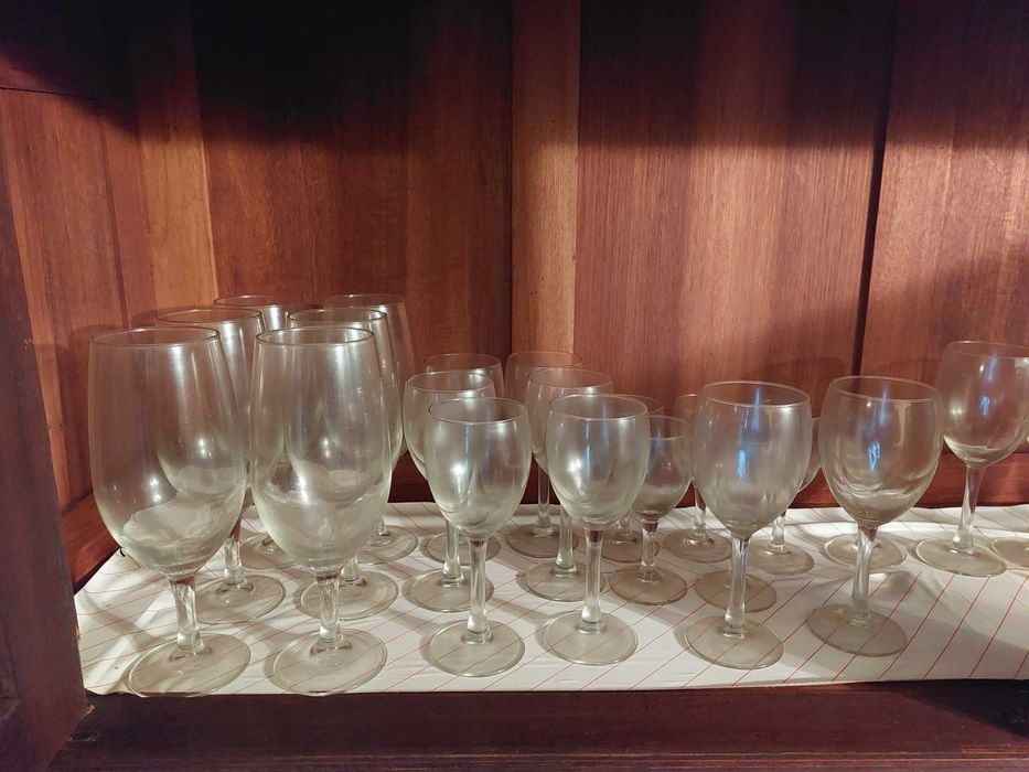 Copos de cristal