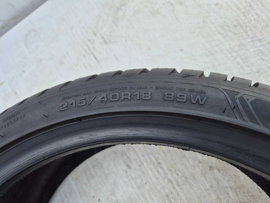1x Goodyear Vector 4Seasons Gen-3 215/40r18 89W 7mm XL Rant N4950