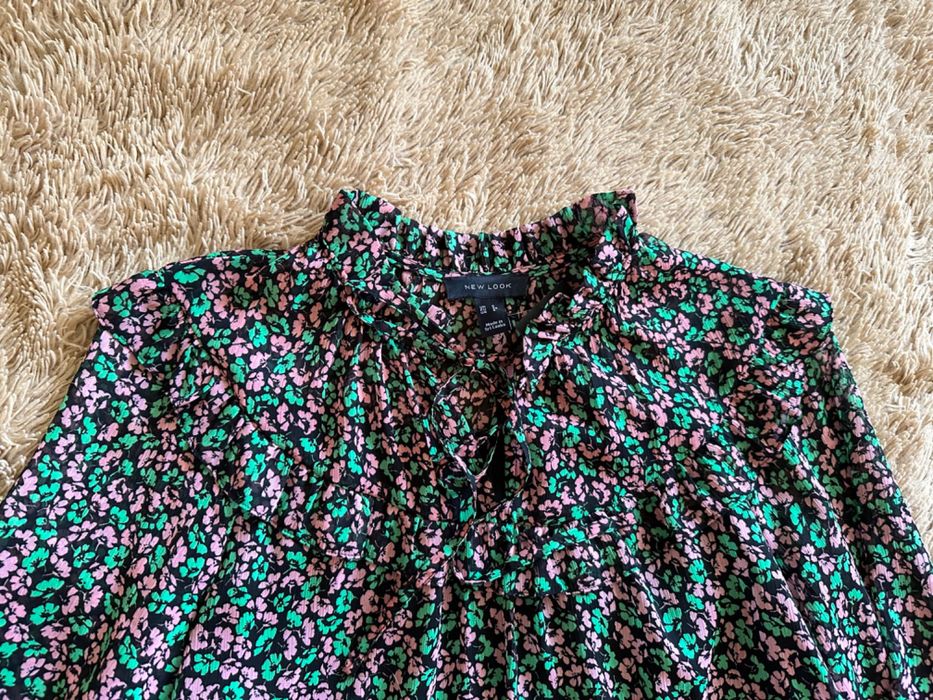 Нове шифонове міні плаття New look в принт. XS-S