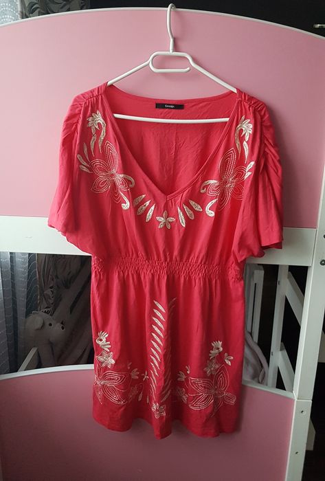Sukienka vintage hafty George