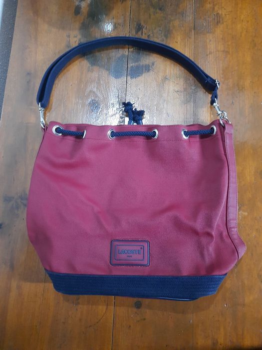 Mala Lacoste Bordeaux