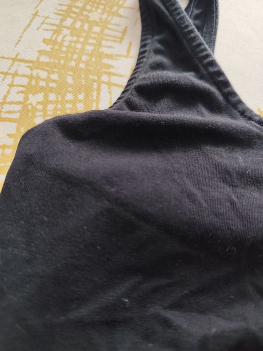 Bawełniane body na nieregulowane ramiączka rozm S. H&M.