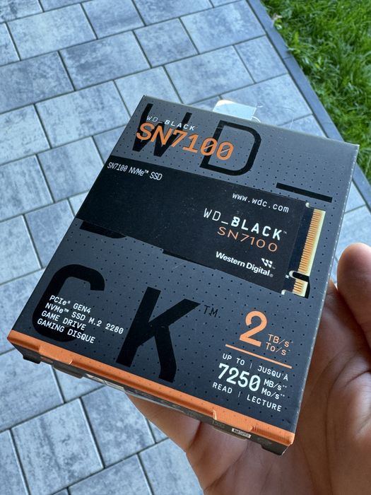 dyski m2 nvme WD Black sn7100 2tb/500gb; 5 letnia gwarancja
