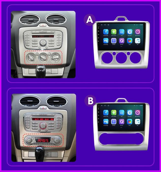 Магнітола 2/32 CarPlay швидкий процесор Форд Фокус Ford Focus 1998-11