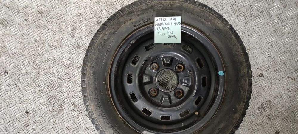 koło matiz markgum mk65 r13 4x114 155/70/13 5mm m+s 2006r