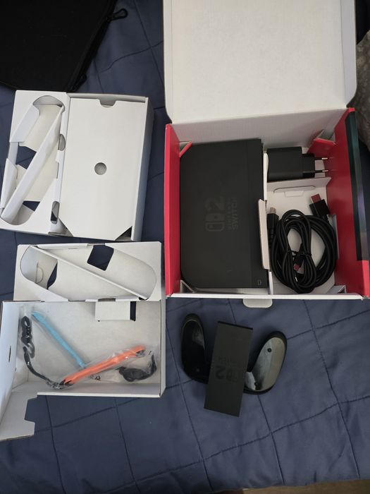 Nintendo switch 2 em estado impecável 4 meses de uso completo