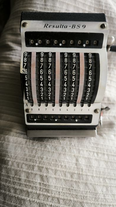 Máquina calcular mecânica anos 50