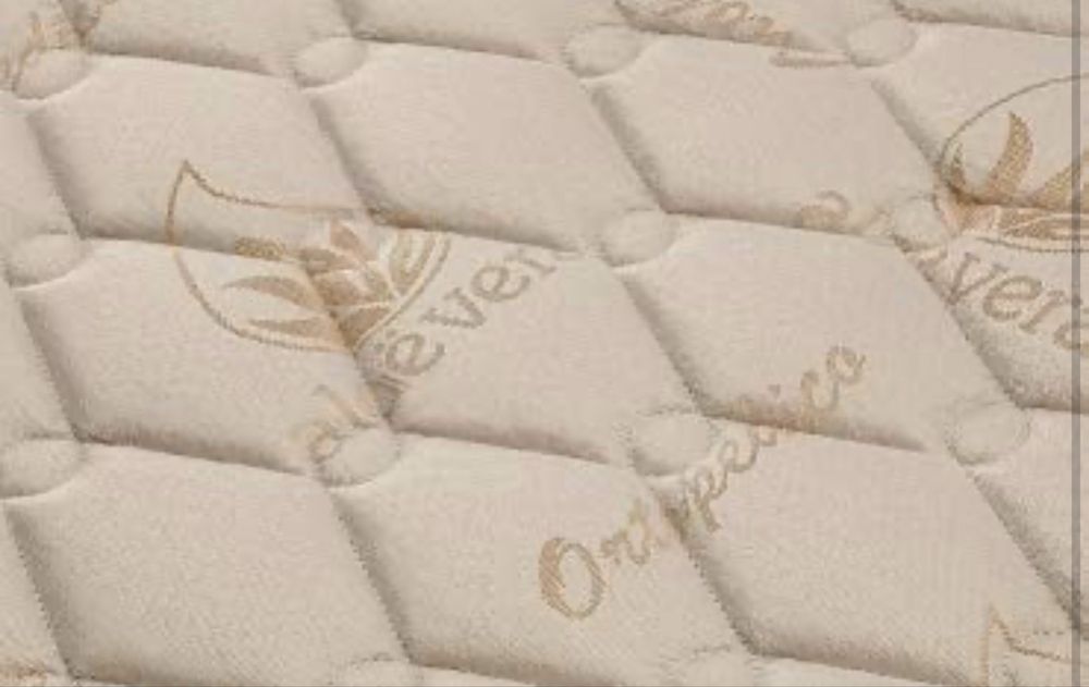 Cama + Colchão Ortopédico Deluxe 90x190 Anatómico e Antialérgico