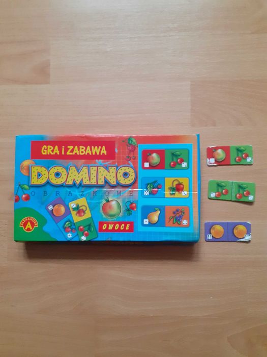 Domino obrazkowe - owoce