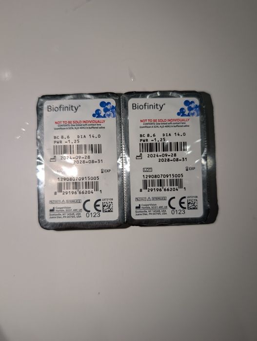 Лінзи біофініті Biofinity