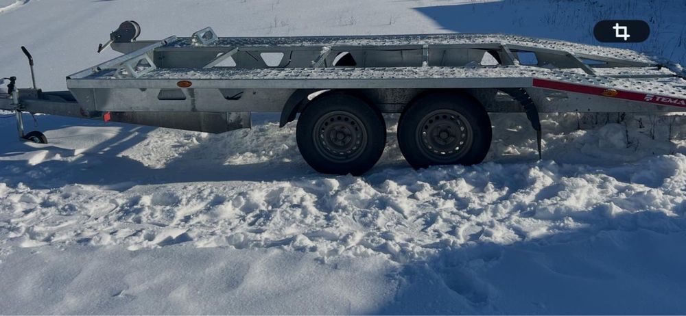 Сдам в оренду 2-ух осний лафет,новий,2025 року ,колеса 14,повна компле