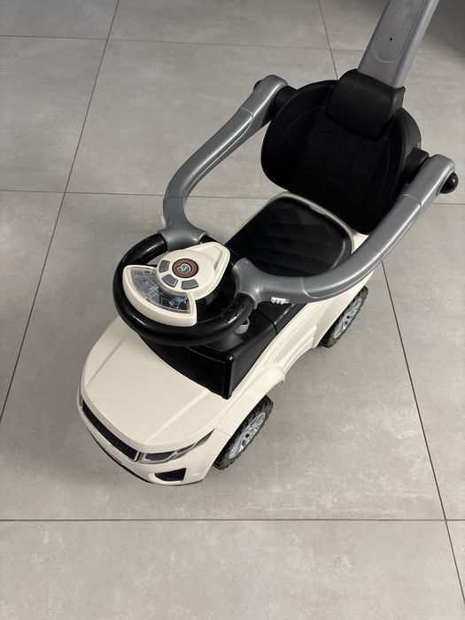 Jeździk Chodzik Pchacz 3w1 Autko (białe)