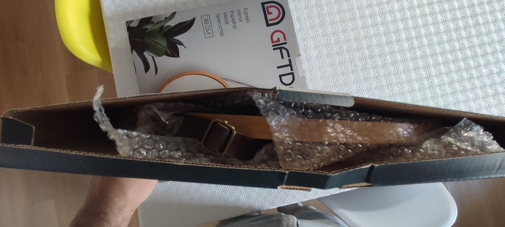 2 Espelhos redondos 38 cm