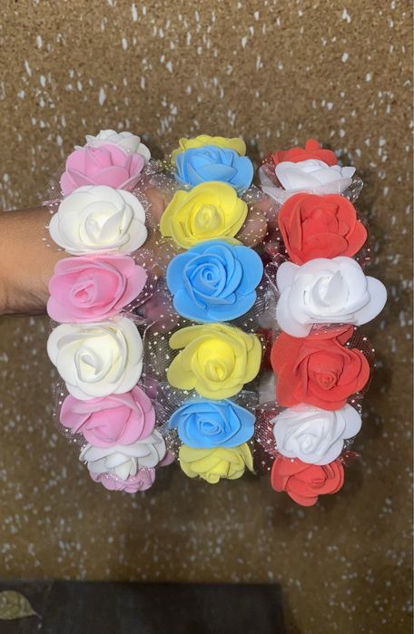 Український віночок вінок обруч обідок жовто-блакитний