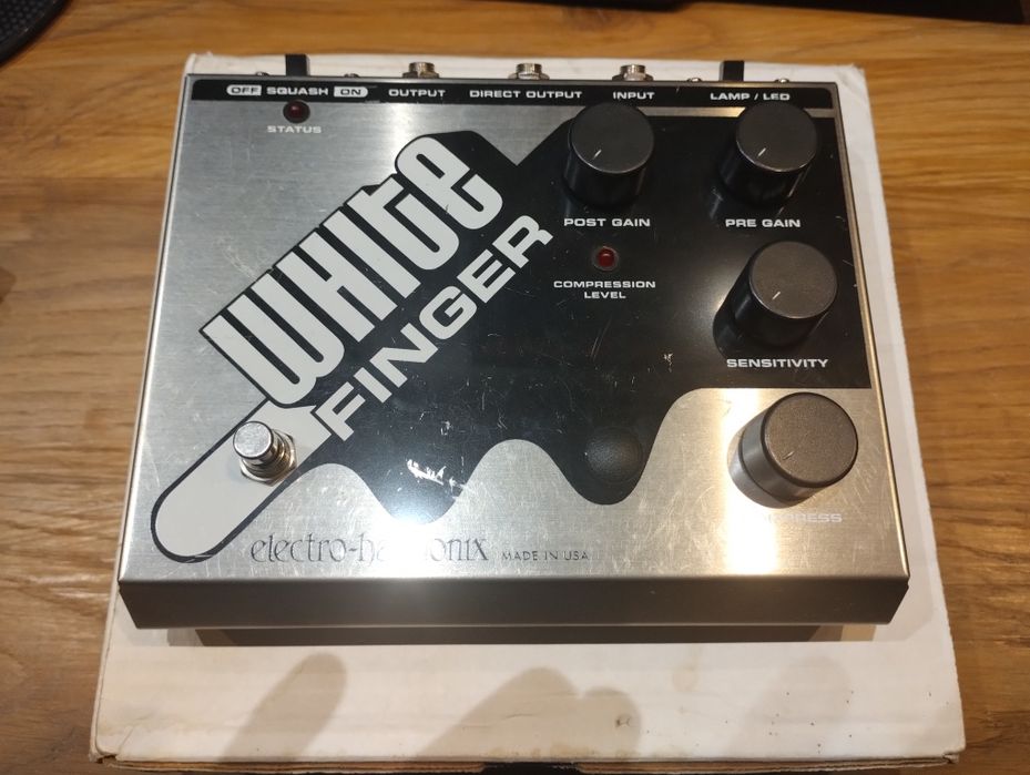 Electro harmonix white finger compressor / ehx boss / ibanez