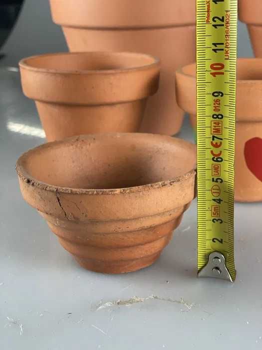 Conjunto de vasos de barro