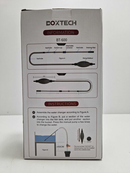Syfon próźniowy do akwarium Boxtech BT-600 3W1
