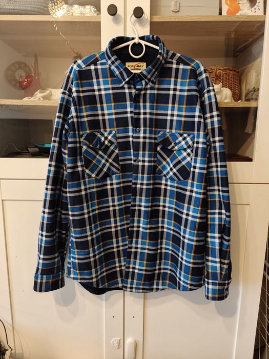 Koszula polarowa Formax XL męska w kratę