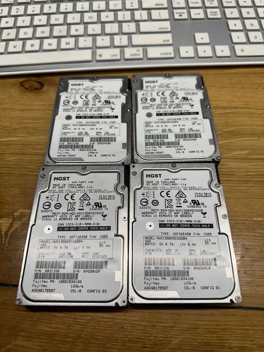 Dysk serwerowy hdd SAS 2.5 cala 450GB  HGST