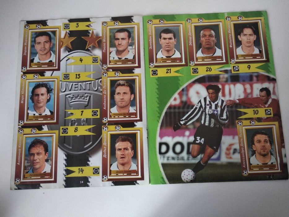 Ліга чемпіонів 98 -99 Panini, Паніні