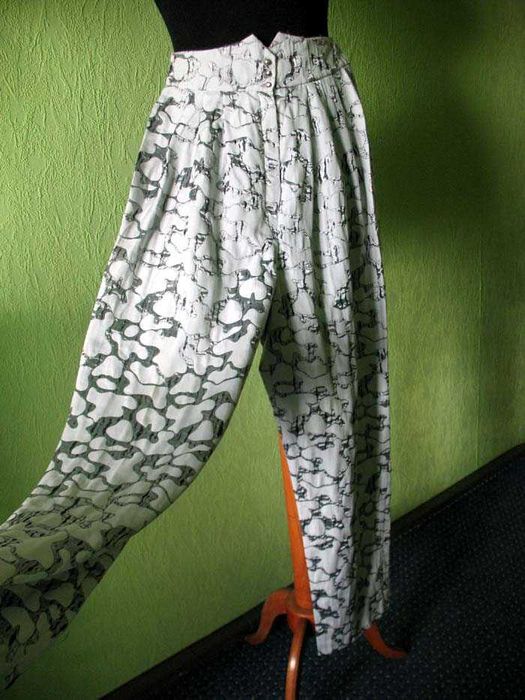 Spodnie - kamizelka - elegancka tkanina - 38 M - pas 66 cm Komplet