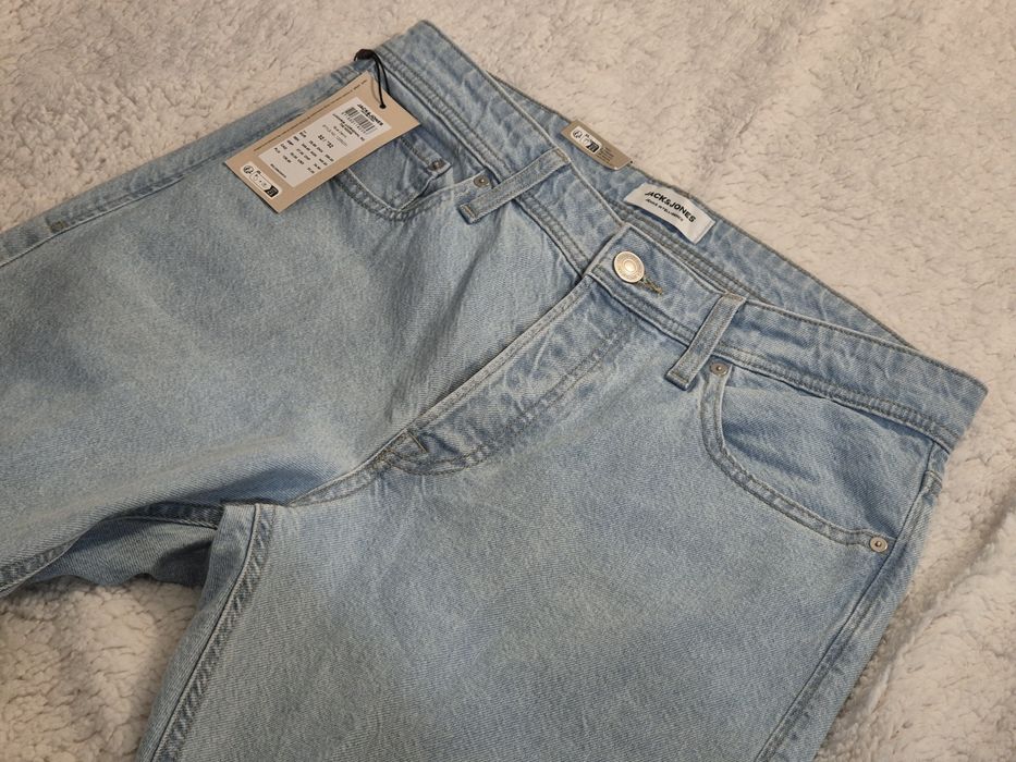 Nowe męskie jeansy Jack&Jones JJICHRIS JJORIGINALl SQ738 (W32, L32)