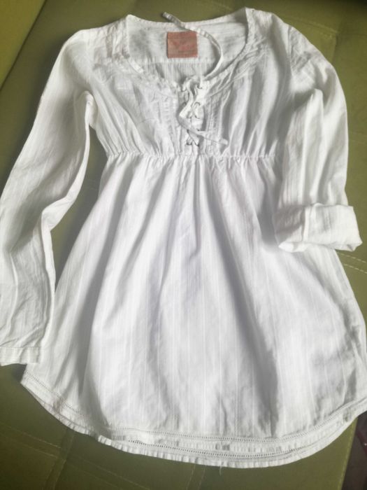 Bawełniana biała koszula na lato cache casche