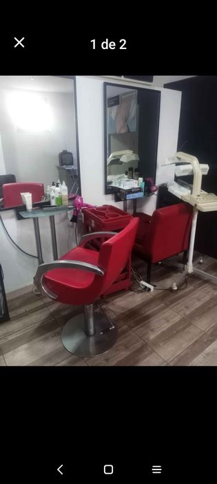 Bancada espelho de cabeleireiro