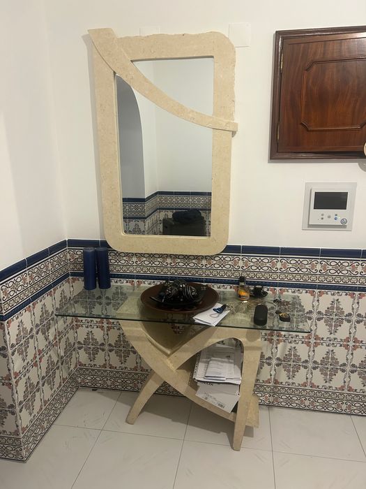 Conjunto Mesa e Espelho